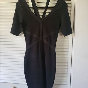 Venus Bodycon Black Dress Size S